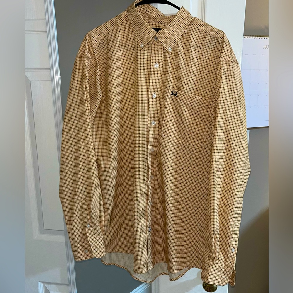 Men’s Cinch long sleeve arenaflex geo print button up